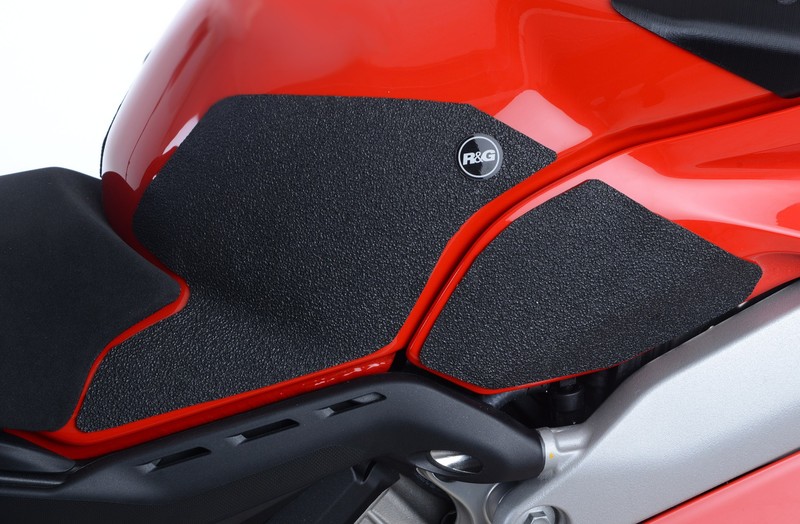 NAKLEJKA NA BAK TANKPAD ANTYPOŚLIZGOWY 4 CZĘŚCI RG RACING DUCATI PANIGALE V4/V4S/SPECIALE BLACK