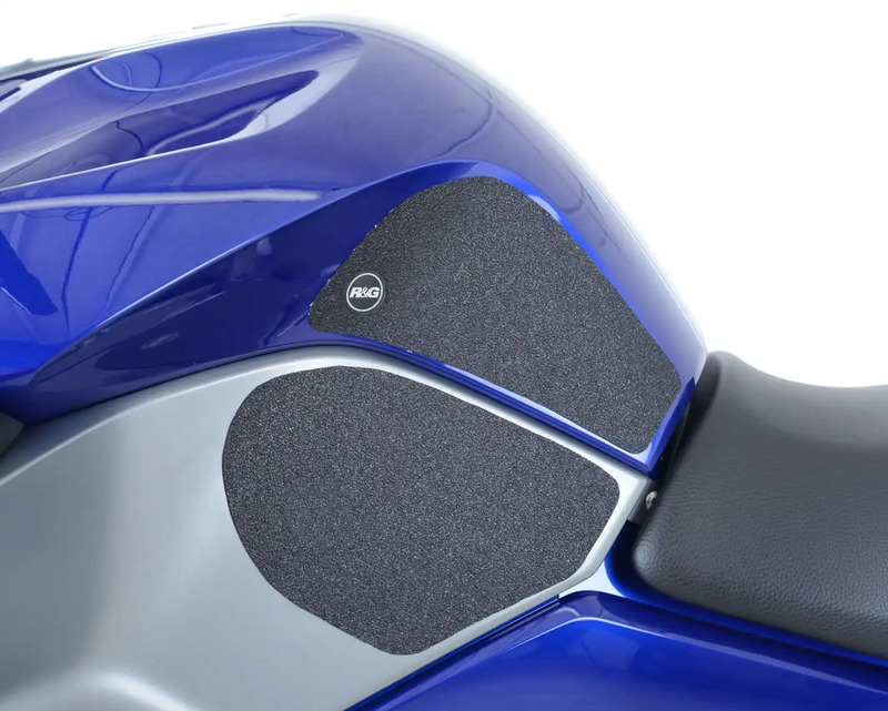 NAKLEJKA NA BAK TANKPAD ANTYPOŚLIZGOWY 4 CZĘŚCI RG RACING BMW R1200RT (14-), CLAER CLEAR