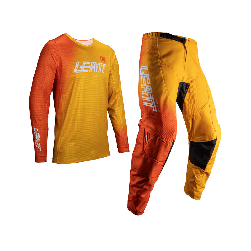 STRÓJ OFFROADOWY BLUZA I SPODNIE LEATT RIDE KIT 3.5 FLAME