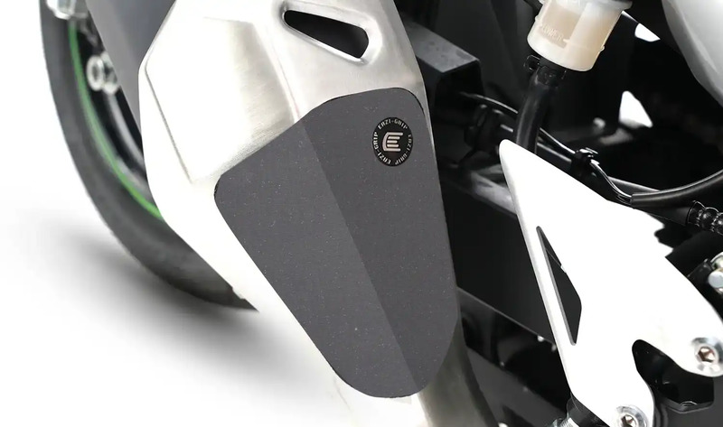 ZESTAW OSŁON PRZECIWBŁOTNYCH RG RACING EAZI-GRIP SCUFF GUARD KIT KAWASAKI NINJA 250/400 18- / Z250/4