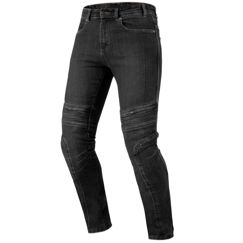 JEANSY MOTOCYKLOWE OZONE HORNET 2 WASHED BLACK