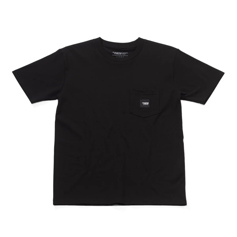 T-SHIRT SANTA CRUZ PATCH POCKET BLACK XL