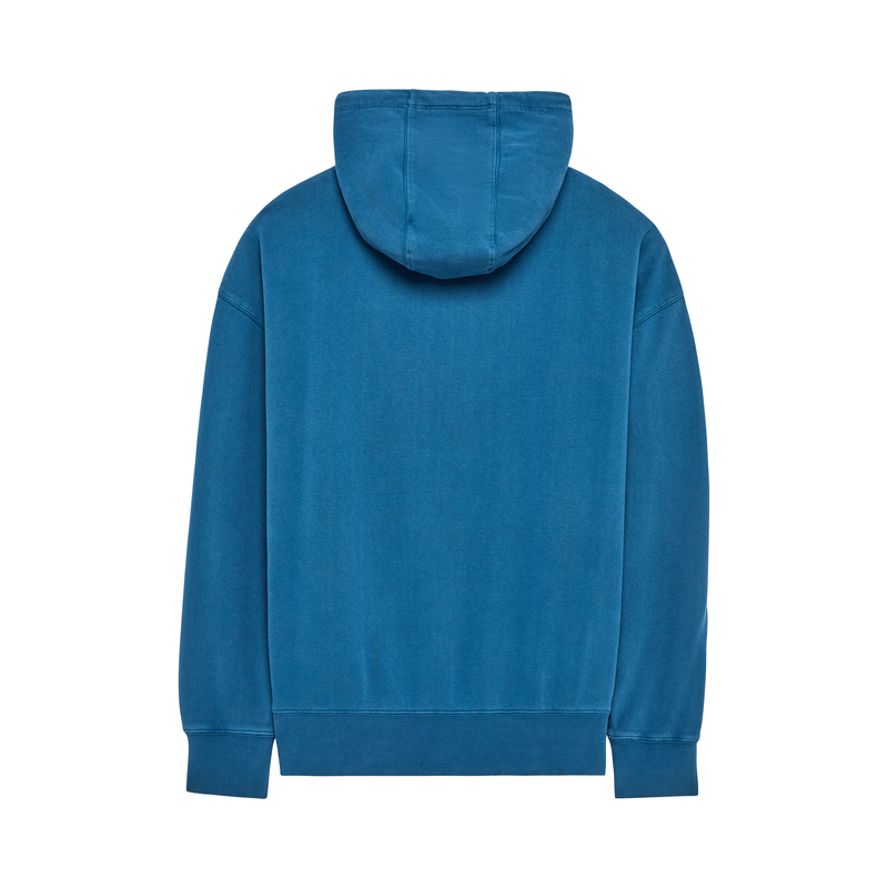 BLUZA Z KAPTUREM FOX WORDMARK OVERSIZED FLEECE PO TWILIGHT