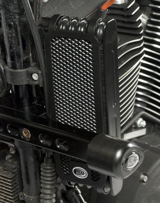 OSŁONA CHŁODNICY OLEJU RG RACING HARLEY-DAVIDSON XR1200 BLACK