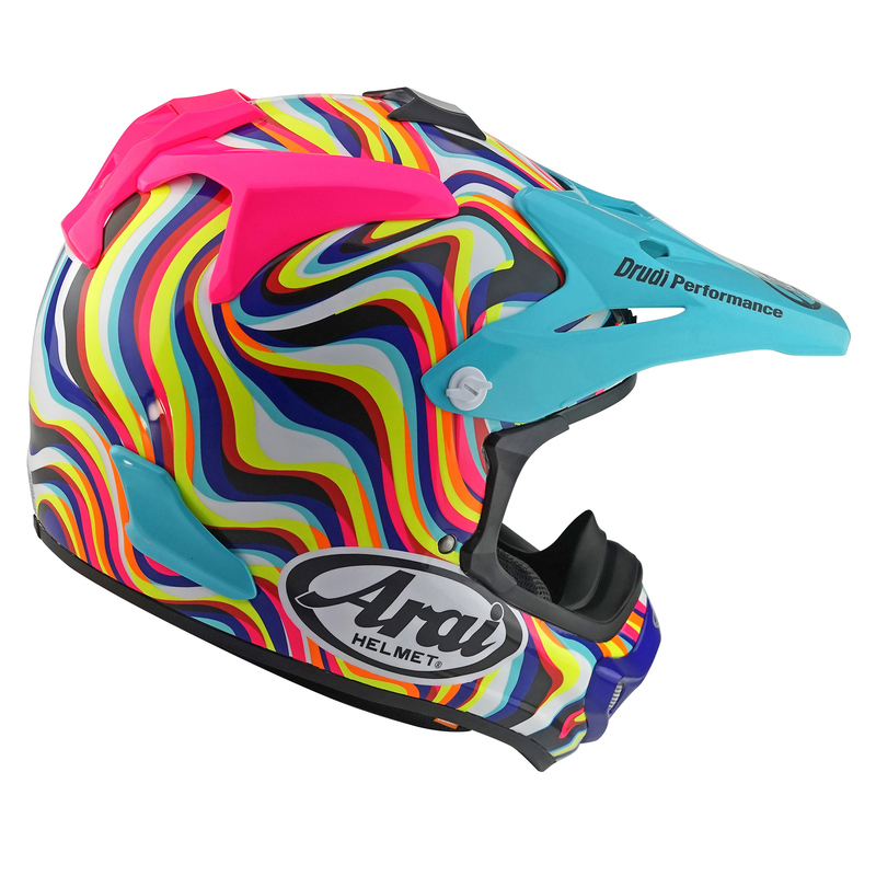 KASK MOTOCYKLOWY ARAI MX-V EVO STREAM PINK S