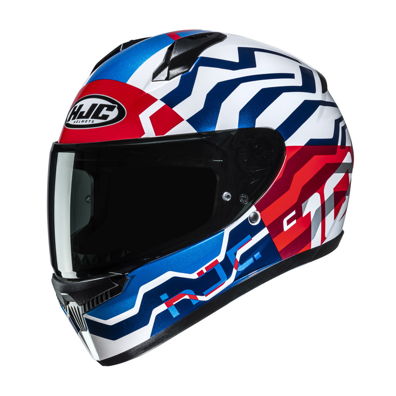 KASK MOTOCYKLOWY HJC C10 BLADE BLUE RED L
