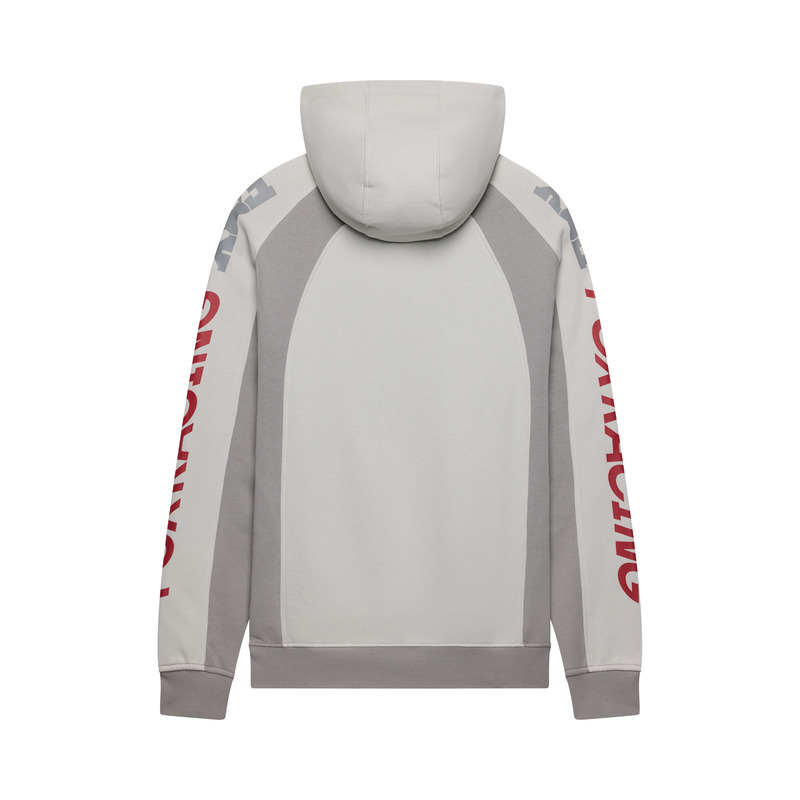 BLUZA Z KAPTUREM FOX VALIANT FLEECE PO LIGHT GREY