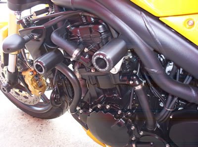 CRASHPADY CLASSIC RG RACING TRIUMPH SPEED TRIPLE 97- 07 BLACK