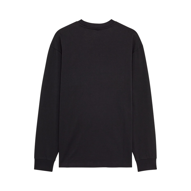 KOSZULKA Z DŁUGIM RĘKAWEM FOX WORDMARK OVERSIZED BLACK