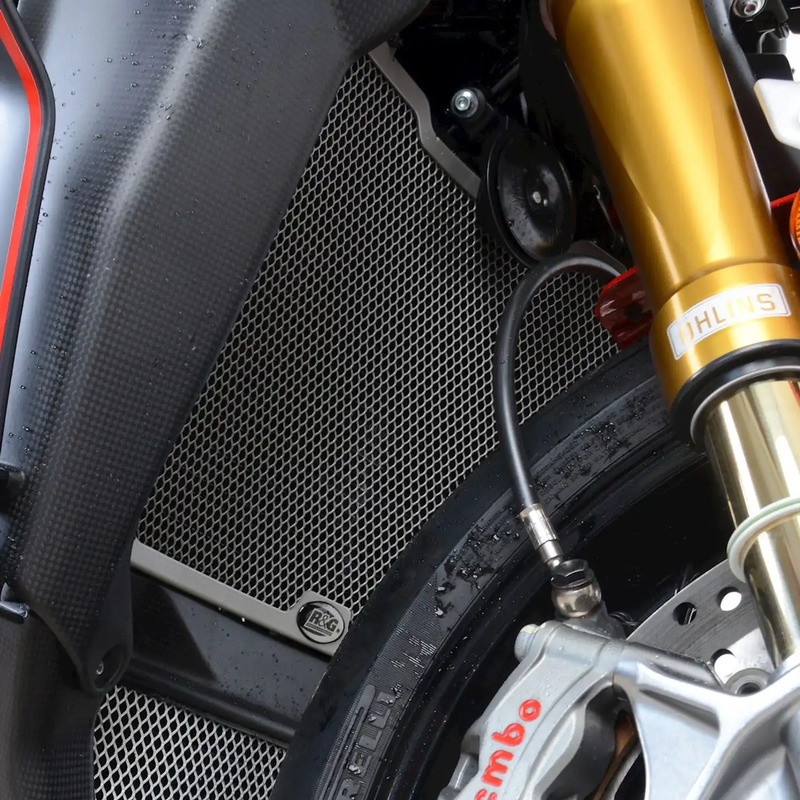 OSŁONA CHŁODNICY RG RACING MV AGUSTA BRUTALE 1000RR/ORO 20- BLACK