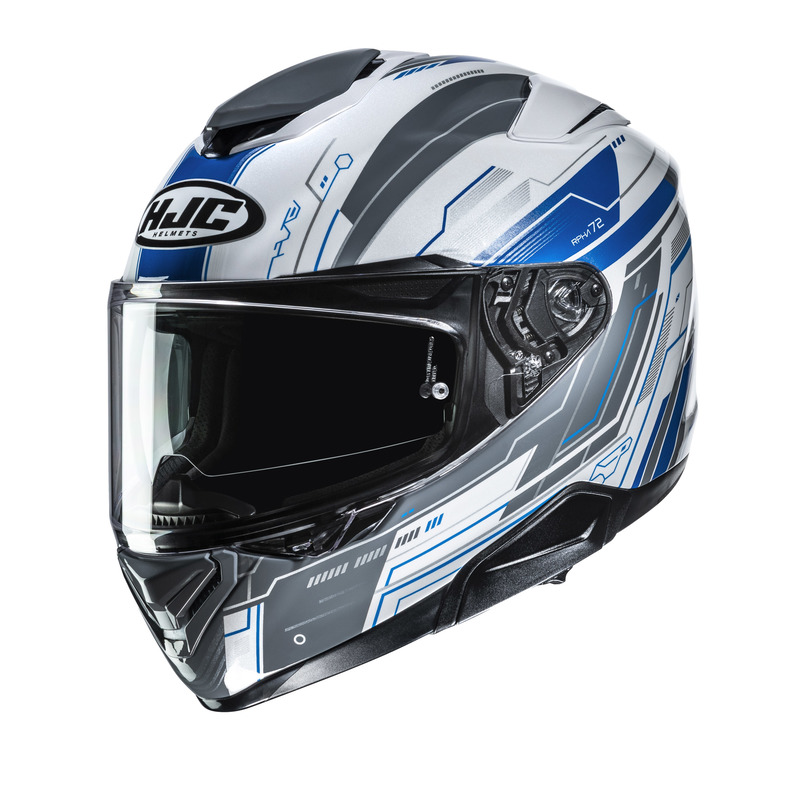 KASK MOTOCYKLOWY HJC RPHA72 KOSIS WHITE BLUE XS
