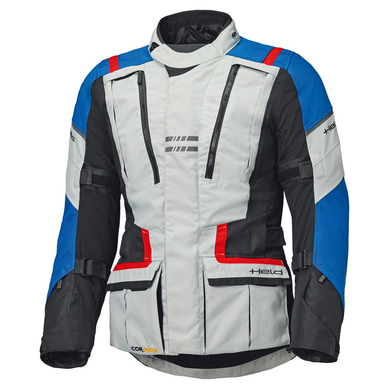KURTKA MOTOCYKLOWA TEKSTYLNA HELD HAKUNA MATATA 3 GREY BLUE