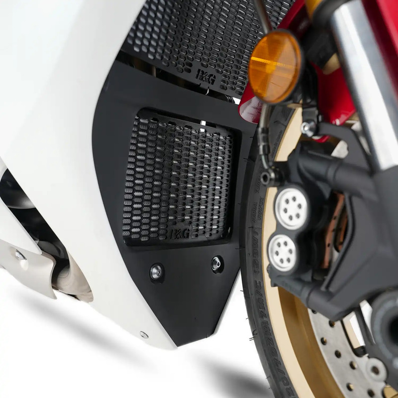 OSŁONA CHŁODNICY OLEJU RG RACING PRO YAMAHA YZF-R1 15- / YZF-R1M 15- TITANIUM