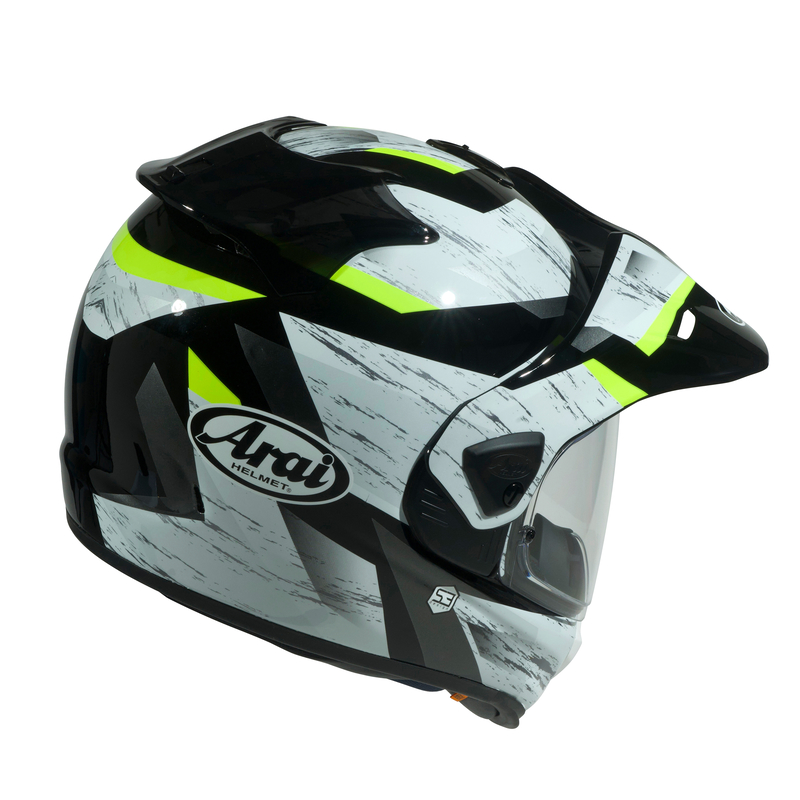 KASK MOTOCYKLOWY ARAI TOUR-X5 ANODIZE YELLOW XS