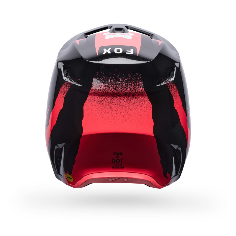 KASK MOTOCYKLOWY FOX V1 CLUTCH NEON PINK
