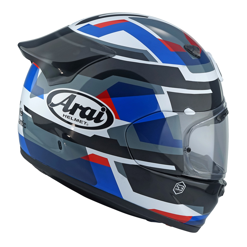 KASK MOTOCYKLOWY ARAI QUANTIC ABSTRACT BLUE XS