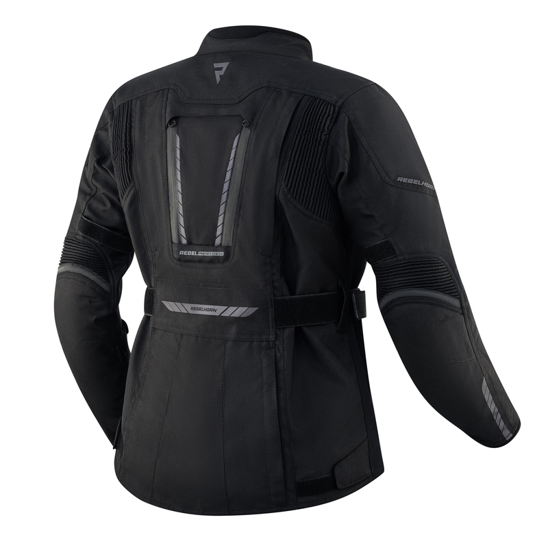 KURTKA MOTOCYKLOWA TEKSTYLNA DAMSKA REBELHORN HIKER 3 BLACK WXXS