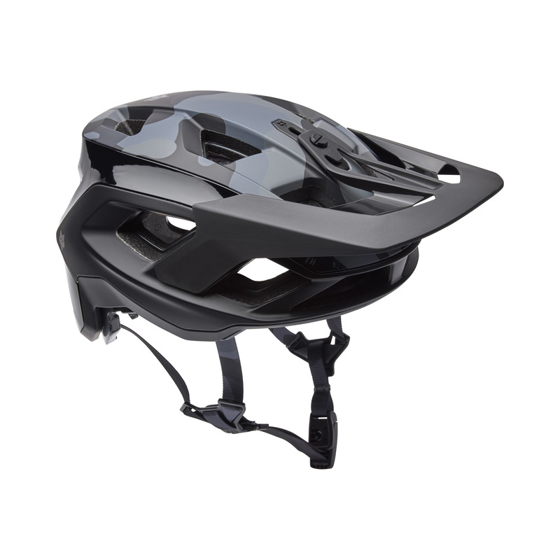 KASK ROWEROWY FOX SPEEDFRAME RS BLACK CAMO L