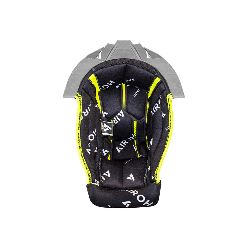 WYŚCIÓŁKA DO KASKU AIROH AVIATOR TWIST 3 BLACK WHITE + GREY SUPPORT XL