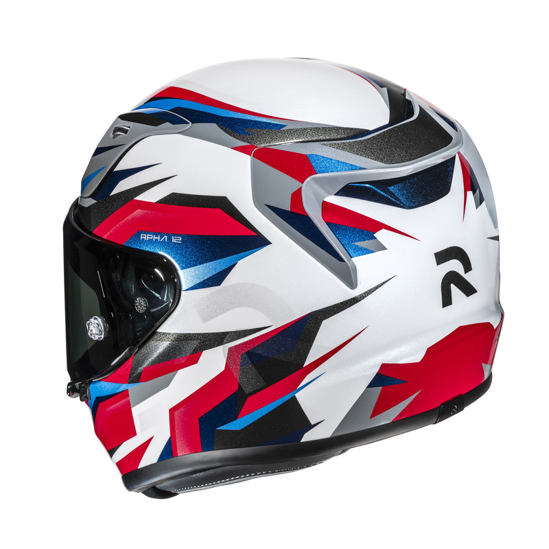 KASK MOTOCYKLOWY HJC RPHA12 DRAVIX RED BLUE L