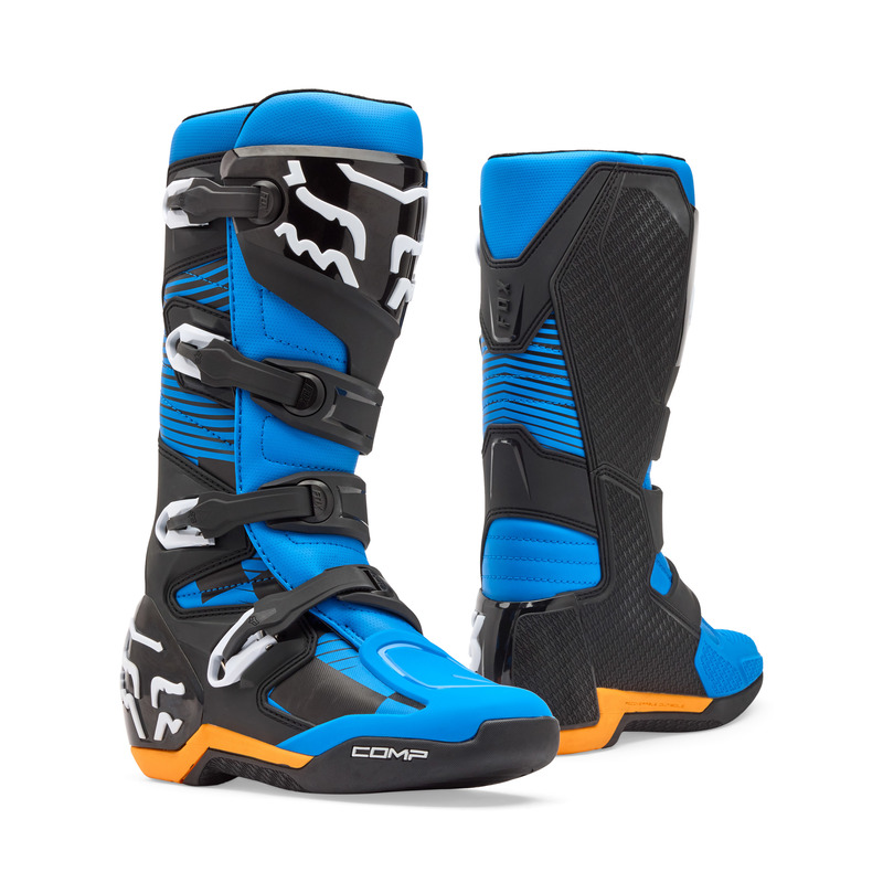 BUTY MOTOCYKLOWE FOX COMP BLUE