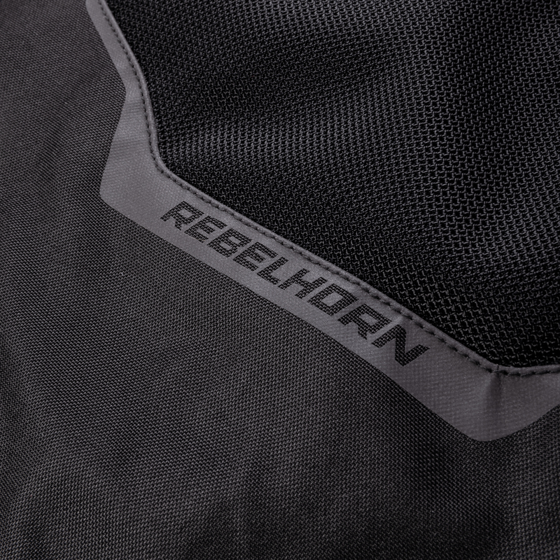 KURTKA MOTOCYKLOWA TEKSTYLNA REBELHORN FLUX BLACK FLUO YELLOW