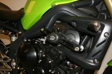 CRASHPADY AERO RG RACING TRIUMPH STREET TRIPLE 675 07- 12 BLACK