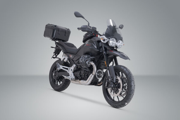 ZESTAW KUFRA CENTRALNEGO SW-MOTECH DUSC L MOTO GUZZI V85 STRADA (24-) 41 L BLACK