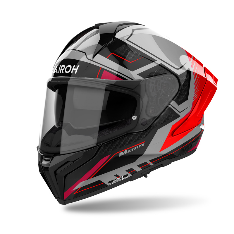 KASK MOTOCYKLOWY AIROH MATRYX ROCKET RED GLOSS