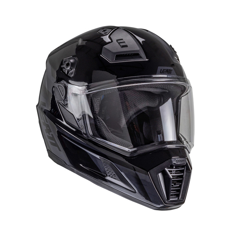 KASK MOTOCYKLOWY Z GOGLAMI LEATT KIT ADV 8.5 STEALTH S