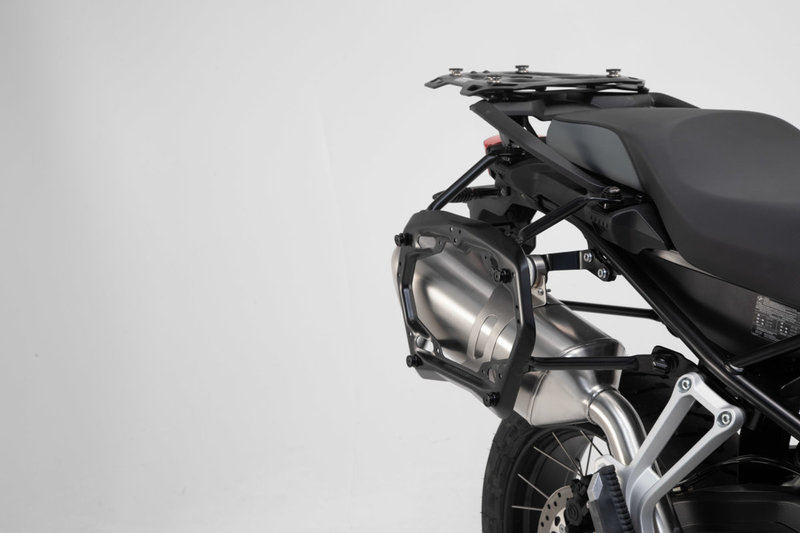 ZESTAW BAGAŻOWY ADVENTURE SW-MOTECH BMW F 750/850 GS (17-)STAINLESS STEEL RACK SILVER