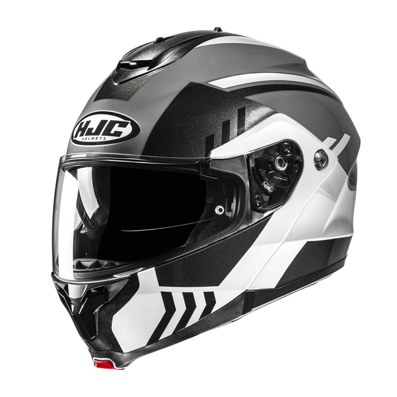 KASK MOTOCYKLOWY HJC C91N KAON BLACK WHITE XL