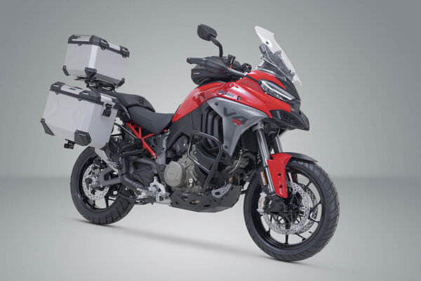 ZESTAW BAGAŻOWY ADVENTURE TRAX SW-MOTECH DUCATI MULTISTRADA V4 (20-) SILVER