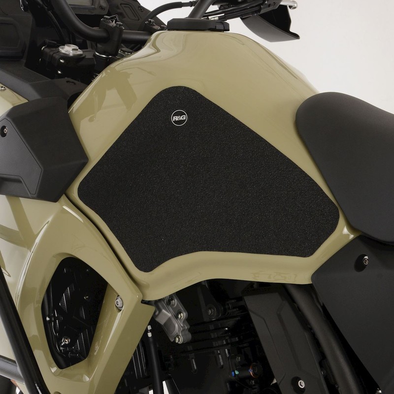 NAKLEJKA NA BAK TANKPAD ANTYPOŚLIZGOWY 2 CZĘŚCI RG RACING KAWASAKI KLR650 22- TRACTION GRIPS BLACK