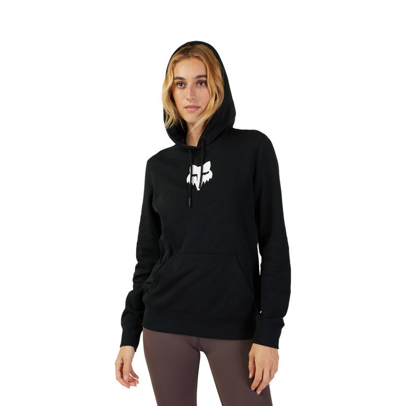BLUZA Z KAPTUREM DAMSKA FOX HEAD BLACK