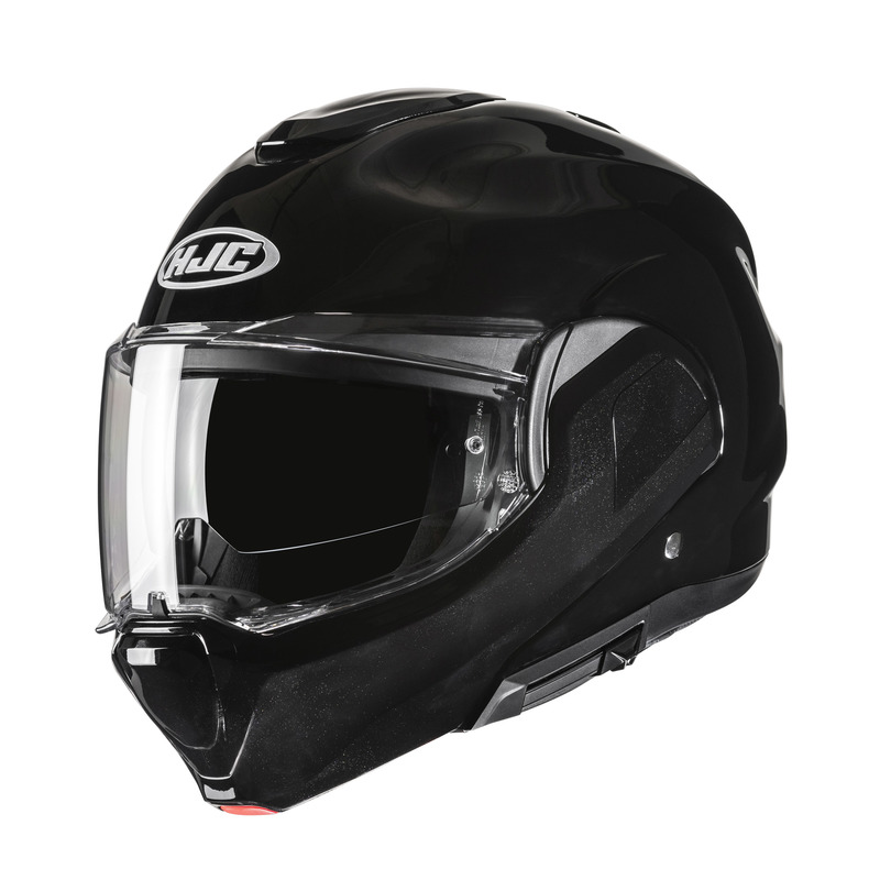 KASK MOTOCYKLOWY HJC F100 SOLID METAL BLACK