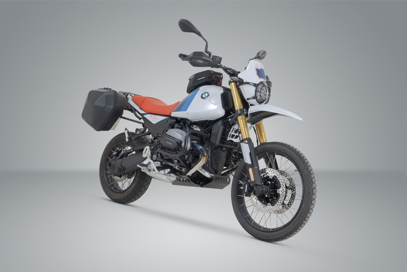 ZESTAW KUFRA BOCZNEGO URBAN ABS I STELAŻA SW-MOTECH 2X 16,5 L. BMW R12 G/S (25-)