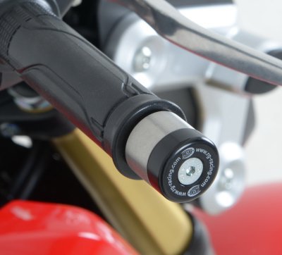 KOŃCÓWKI KIEROWNICY RG RACING HONDA MSX125 (GROM) - ALL YEARS/MONKEY 18- BLACK