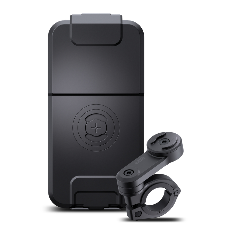 ZESTAW NA KIEROWNICĘ MOTOCYKLA UNIWERSALNY SP CONNECT BUNDLE PHONE CASE LT