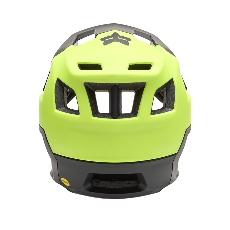 KASK ROWEROWY FOX DROPFRAME FLUO YELLOW M