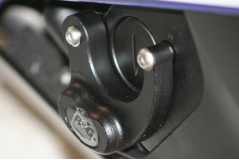 SLIDERY SILNIKA RG RACING YAMAHA R6 08-, PRAWA STRONA BLACK