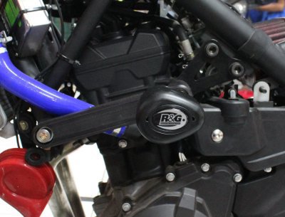 CRASHPADY AERO RG RACING YAMAHA YZF-R25 14- 18/YZF-R3 15- 18 BLACK