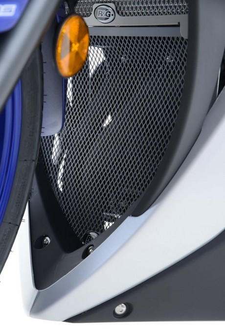 OSŁONA KOLEKTORÓW WYDECHOWYCH RG RACING YAMAHA YZF-R25 14- 18/R3 15- 18 BLUE