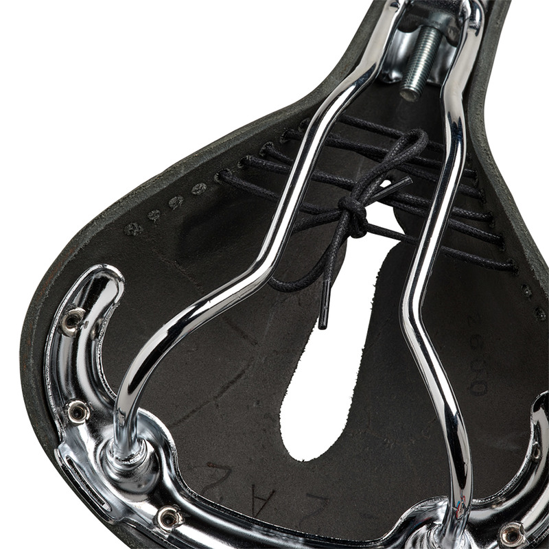 SIODEŁKO SKÓRZANE BROOKS B17 CARVED SHORT BLACK