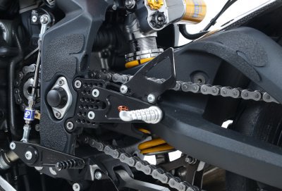 OSŁONA WAHACZA RG RACING TRIUMPH 675 DAYTONA 13-, 5 CZĘŚCI BLACK
