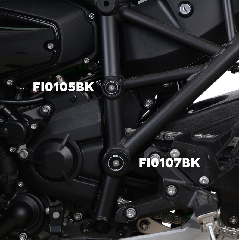 ZAŚLEPKA RAMY RG RACING LEWA DOLNA KAWASAKI H2/H2R/H2 SX