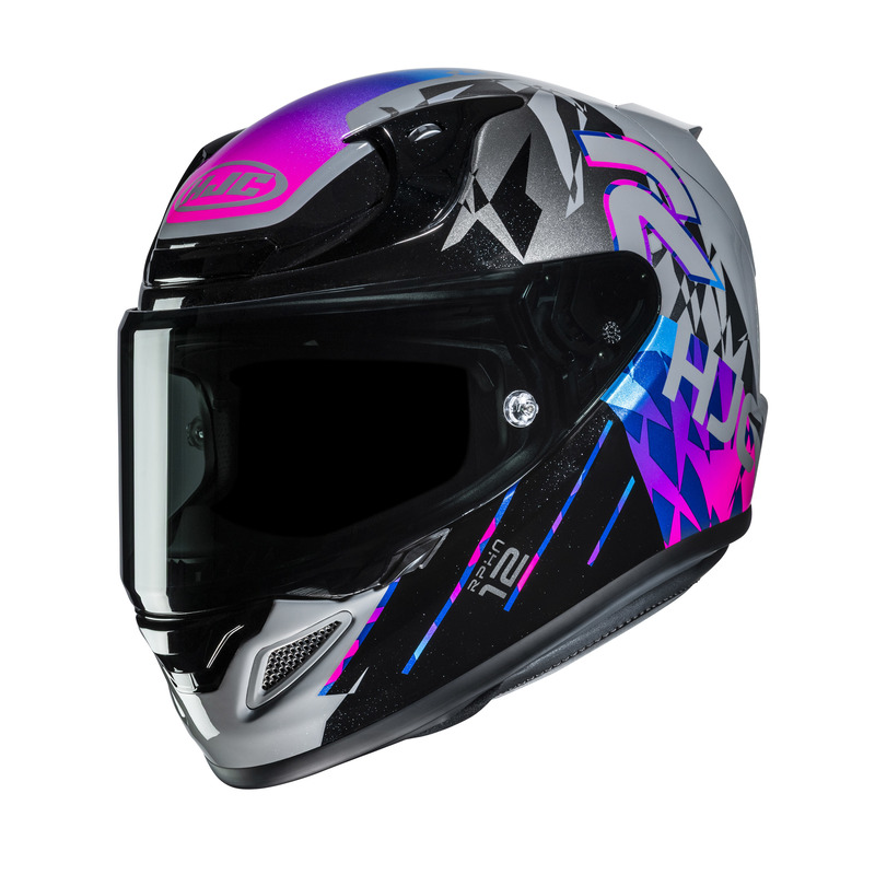 KASK MOTOCYKLOWY HJC RPHA12 KATE GREY PURPLE