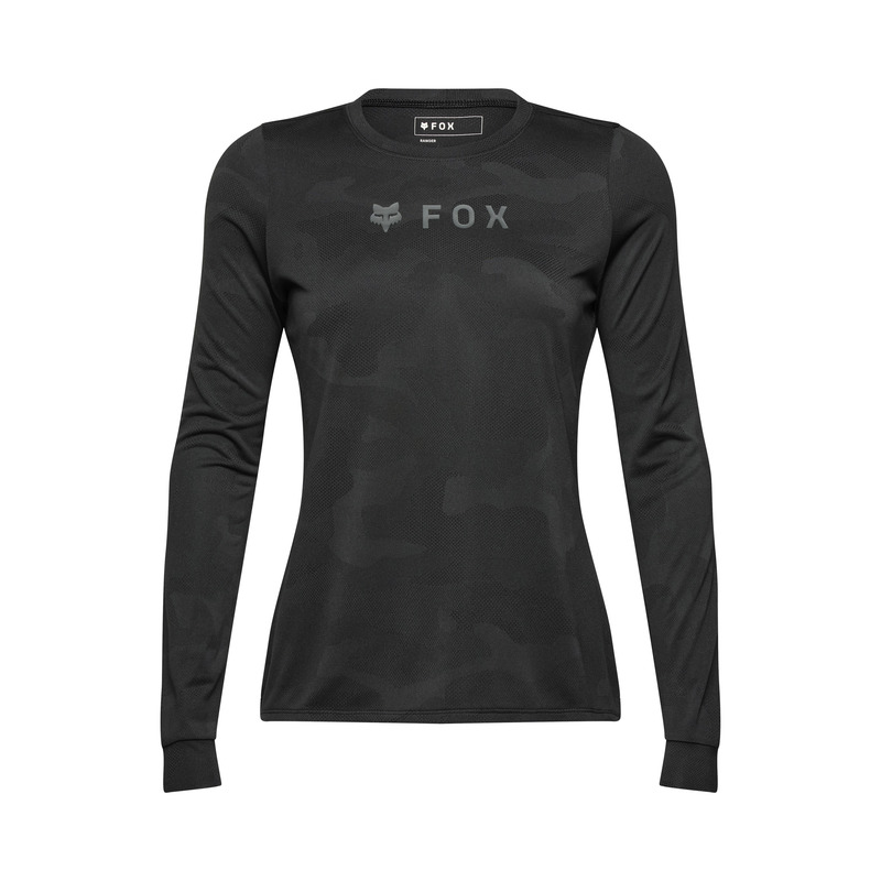 KOSZULKA ROWEROWA Z DŁUGIM RĘKAWEM DAMSKA FOX RANGER TRU DRI BLACK XL