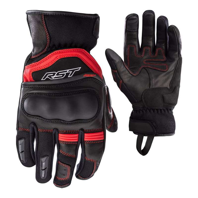 RĘKAWICE MOTOCYKLOWE RST URBAN AIR 3 MESH BLACK RED S