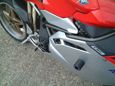 CRASHPADY CLASSIC RG RACING MV AGUSTA F4 (UP TO 2009), TOPS BLACK